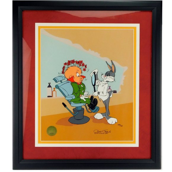 Warner Bros. Art Rabbit Of Seville Chuck Jones Cel Bugs Bunny